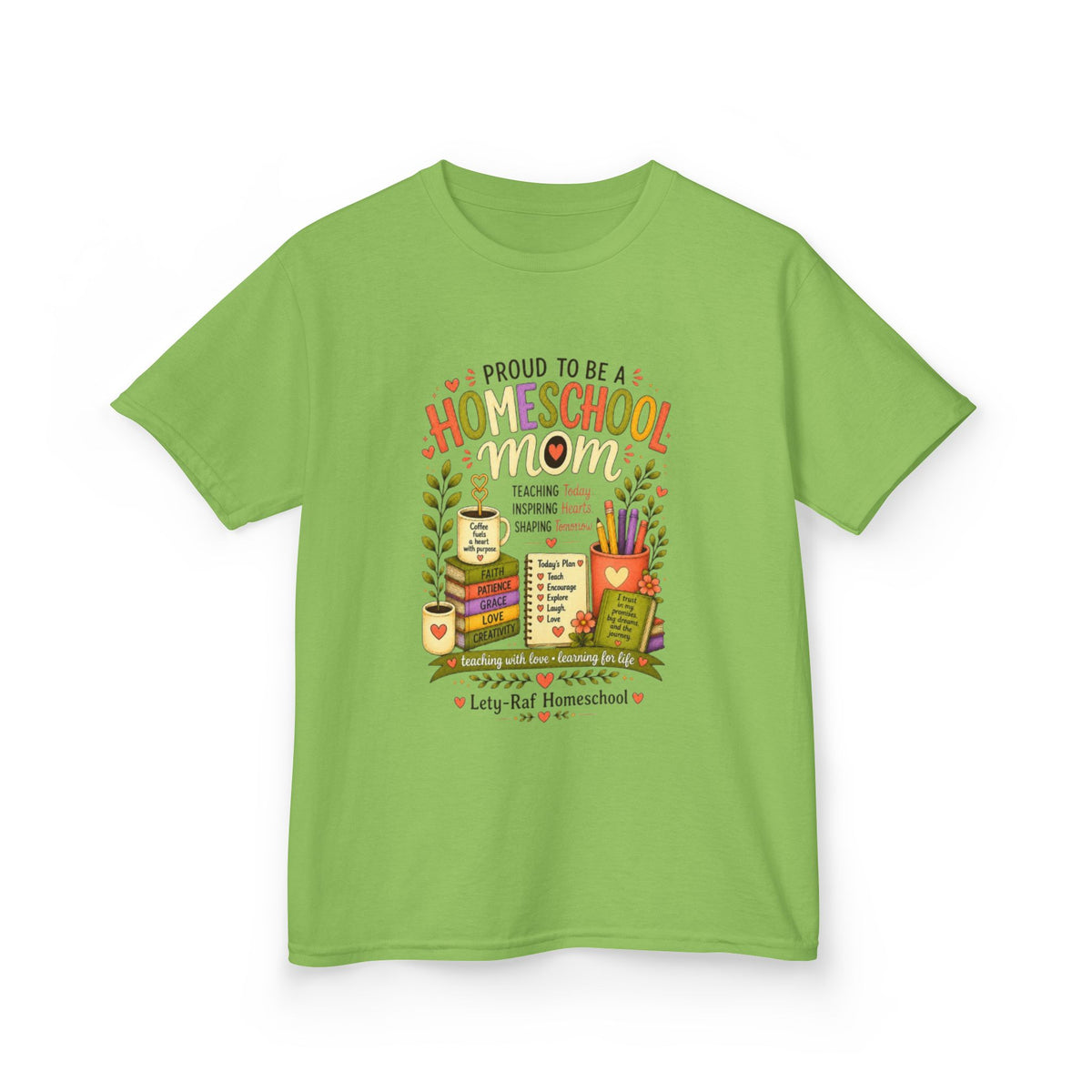 Homeschool Kids T-Shirt | Proud to Be a Homeschool Kid | Back-to-School Graphic Tee | Soft Cotton Shirt