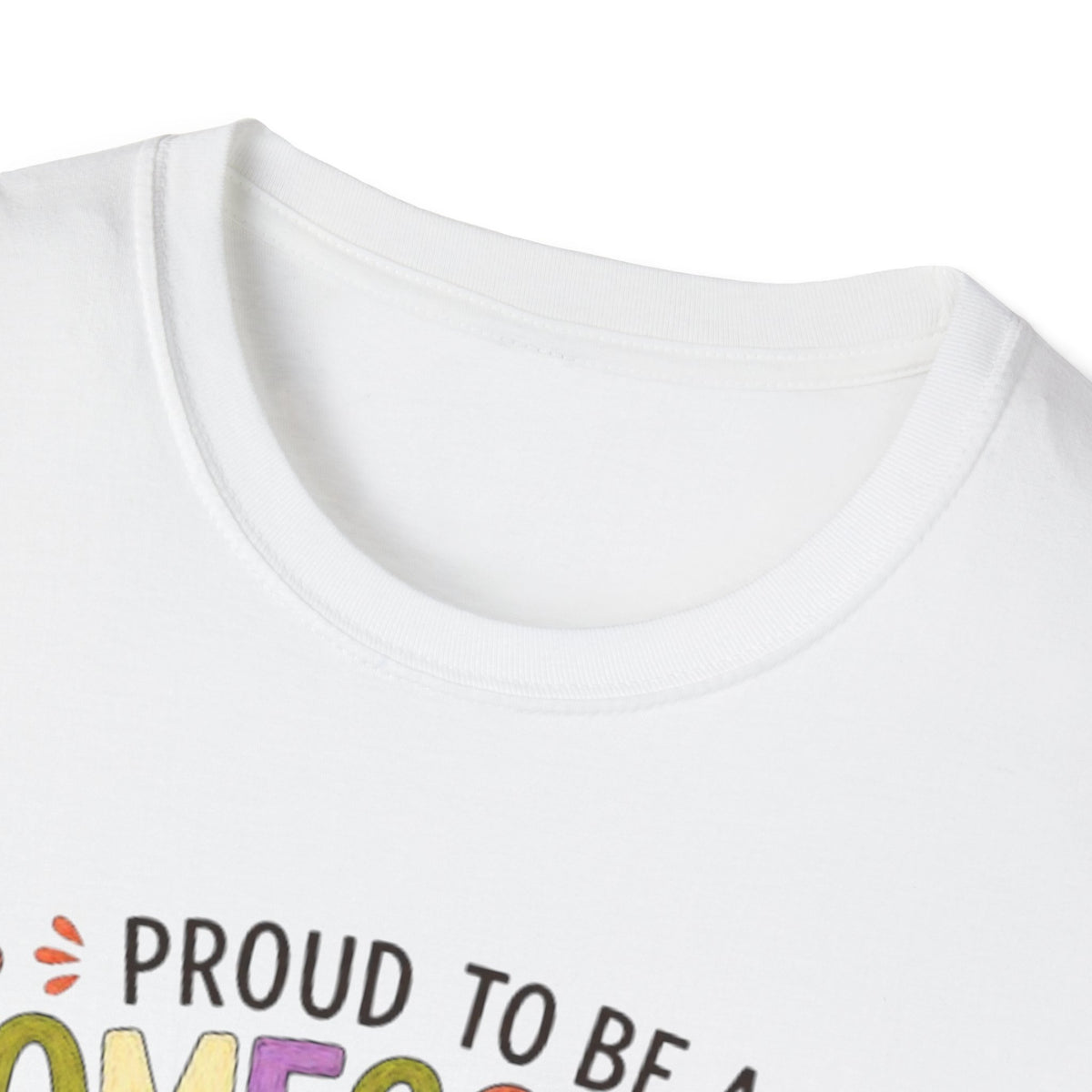 Homeschool Mom T-Shirt | Proud to Be a Homeschool Mom | Colorful Teacher Gift | Soft Graphic Tee
