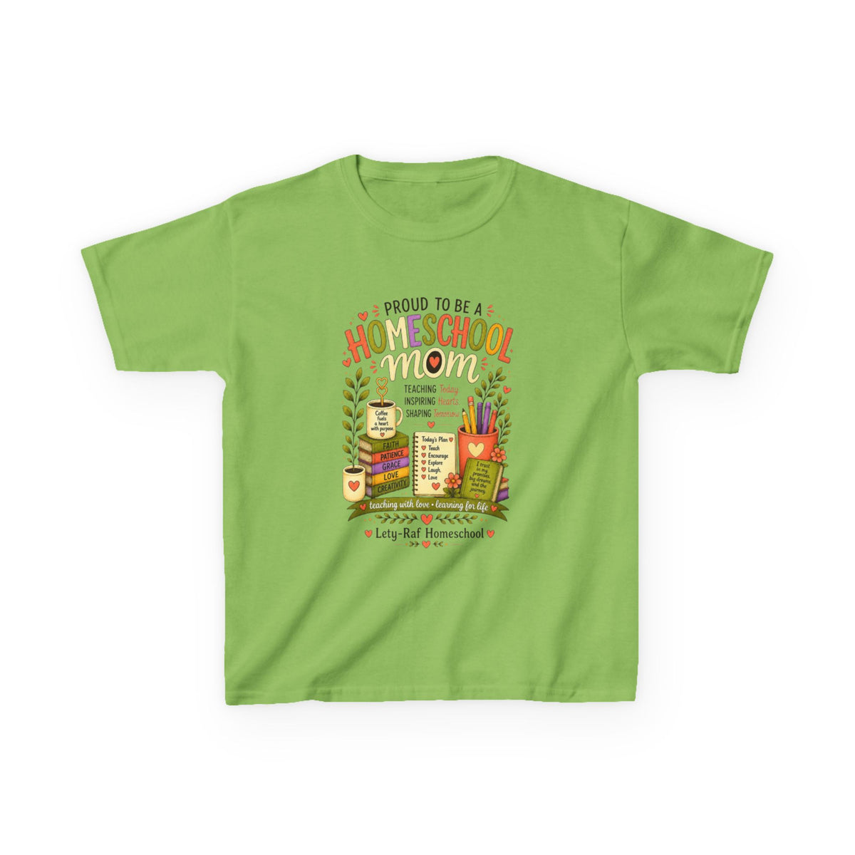Homeschool Kids T-Shirt | Proud to Be a Homeschool Kid | Back-to-School Graphic Tee | Soft Cotton Shirt