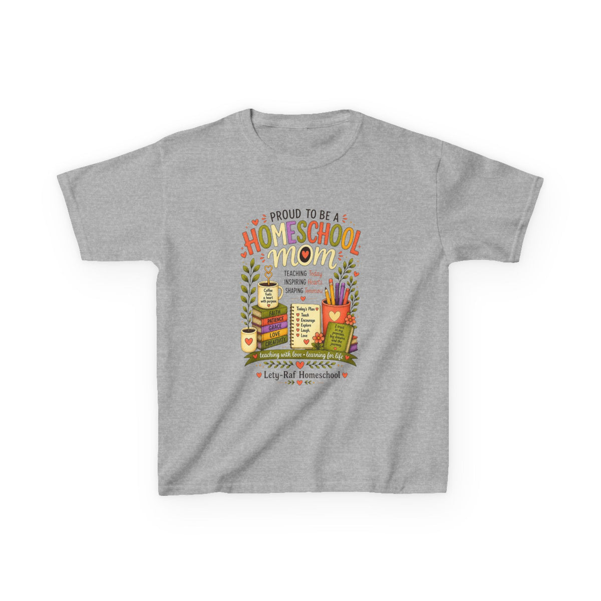 Homeschool Kids T-Shirt | Proud to Be a Homeschool Kid | Back-to-School Graphic Tee | Soft Cotton Shirt