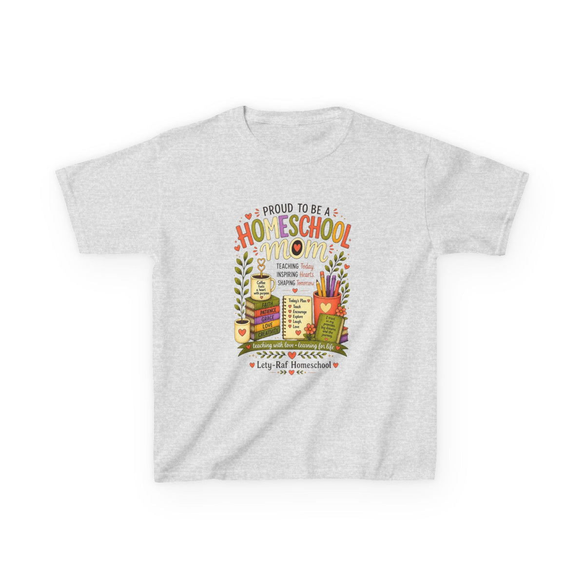 Homeschool Kids T-Shirt | Proud to Be a Homeschool Kid | Back-to-School Graphic Tee | Soft Cotton Shirt