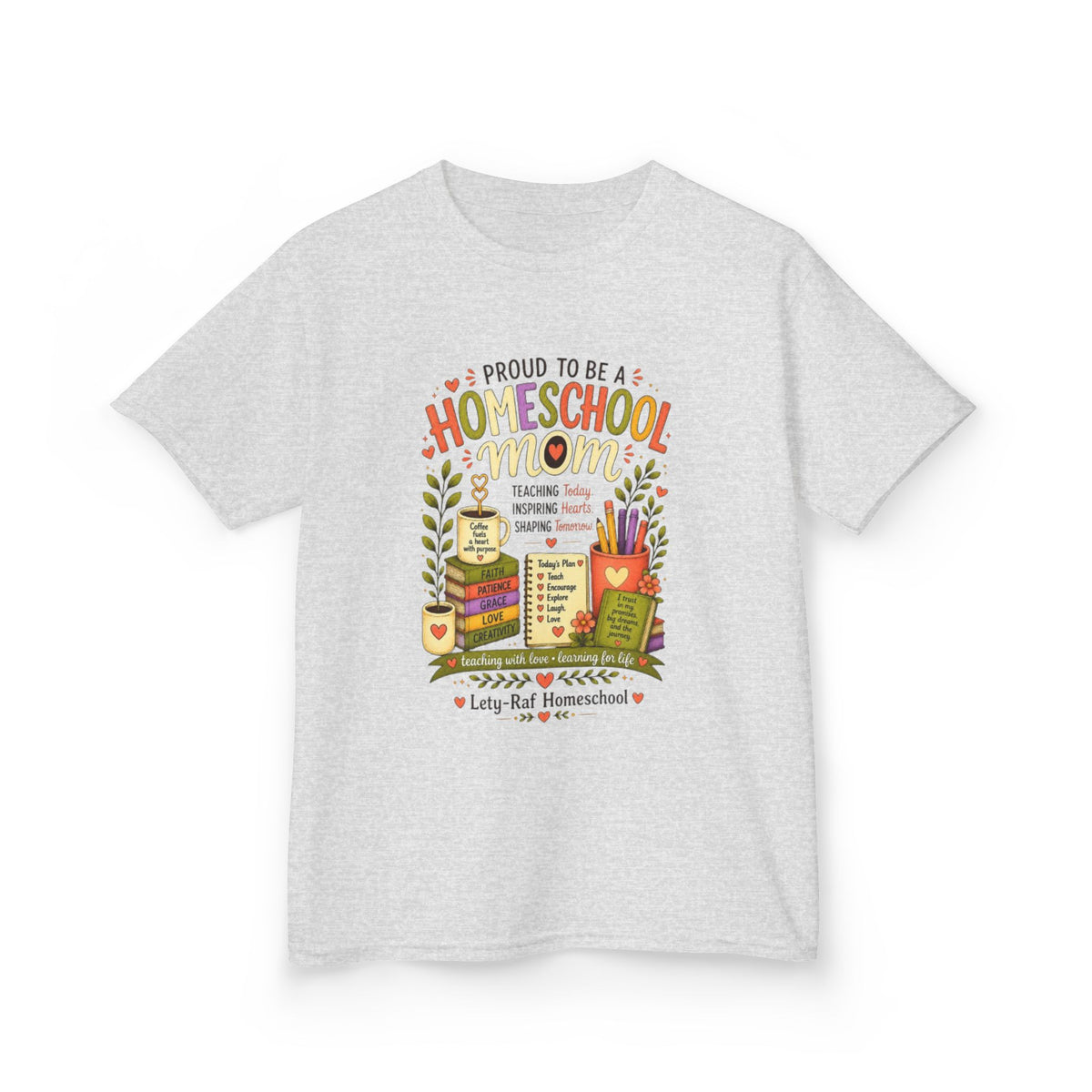 Homeschool Kids T-Shirt | Proud to Be a Homeschool Kid | Back-to-School Graphic Tee | Soft Cotton Shirt