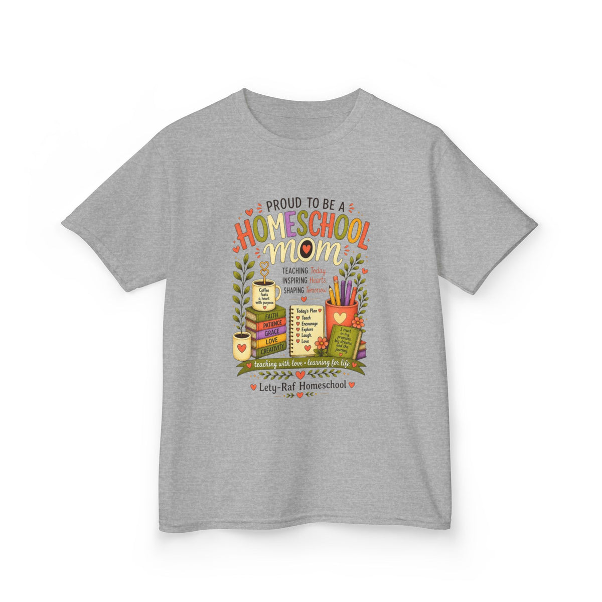 Homeschool Kids T-Shirt | Proud to Be a Homeschool Kid | Back-to-School Graphic Tee | Soft Cotton Shirt