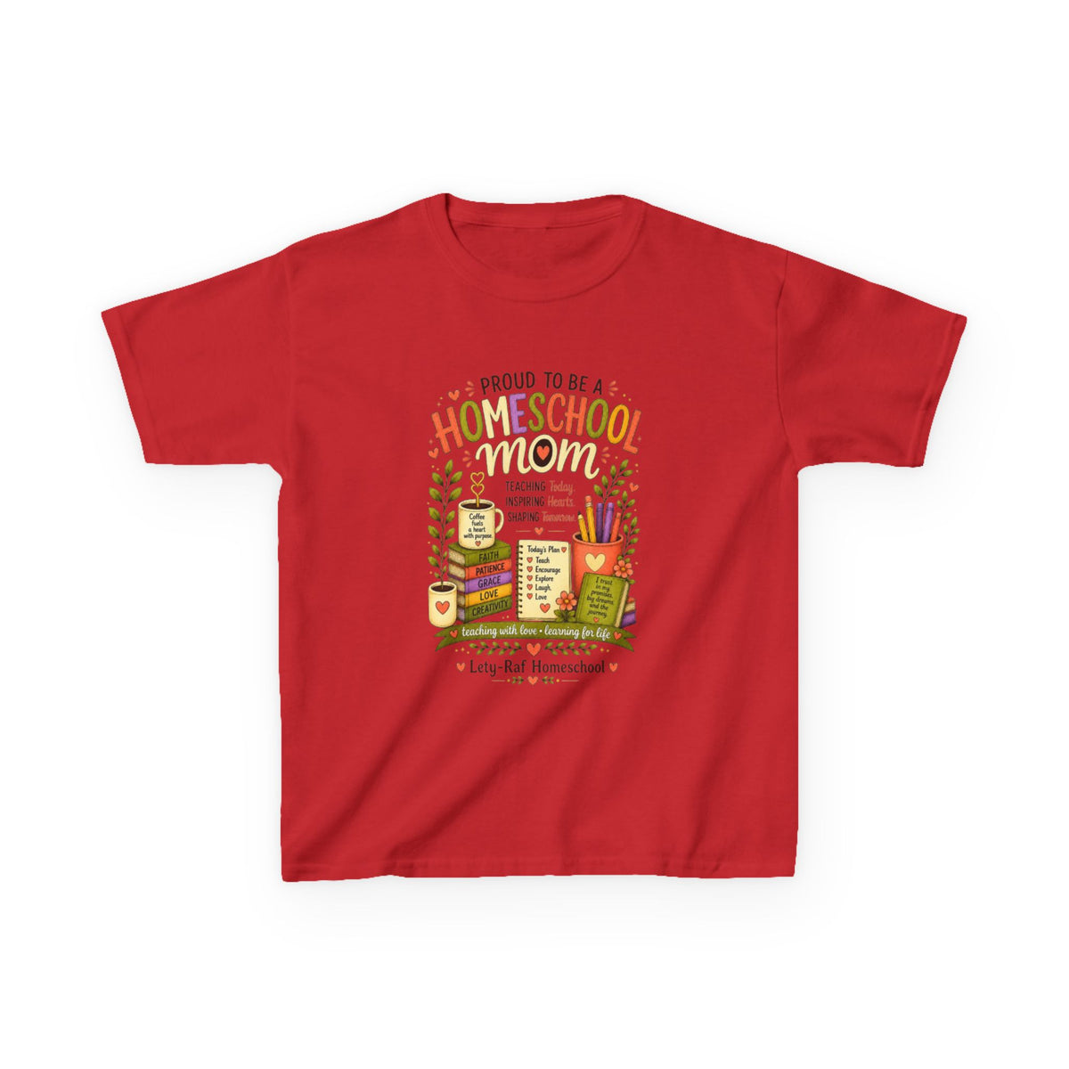 Homeschool Kids T-Shirt | Proud to Be a Homeschool Kid | Back-to-School Graphic Tee | Soft Cotton Shirt