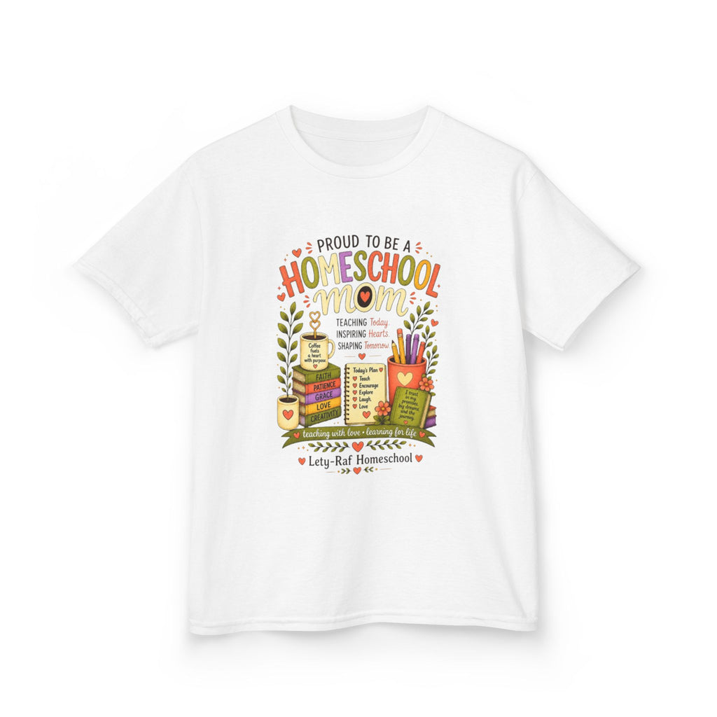 Homeschool Kids T-Shirt | Proud to Be a Homeschool Kid | Back-to-School Graphic Tee | Soft Cotton Shirt