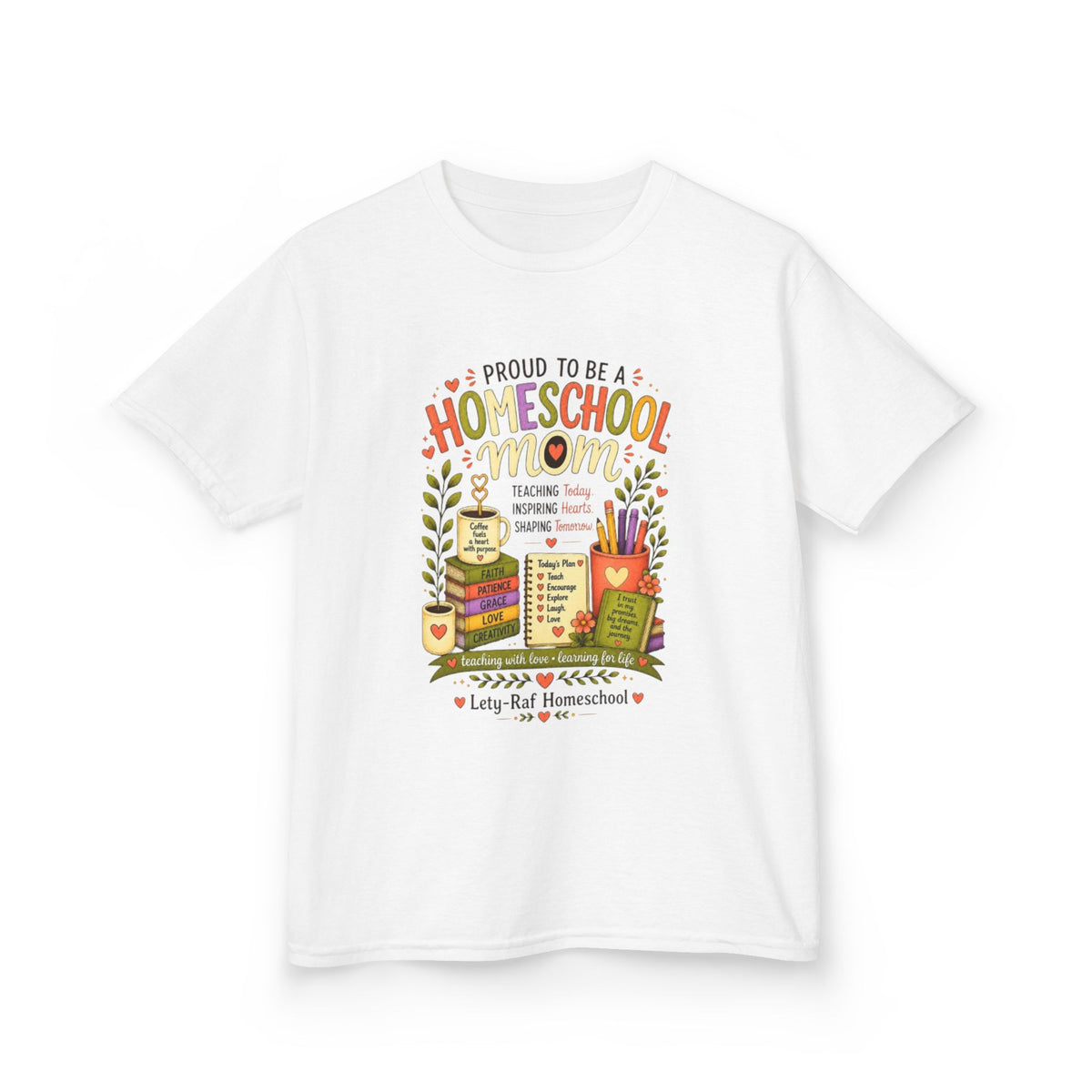 Homeschool Kids T-Shirt | Proud to Be a Homeschool Kid | Back-to-School Graphic Tee | Soft Cotton Shirt