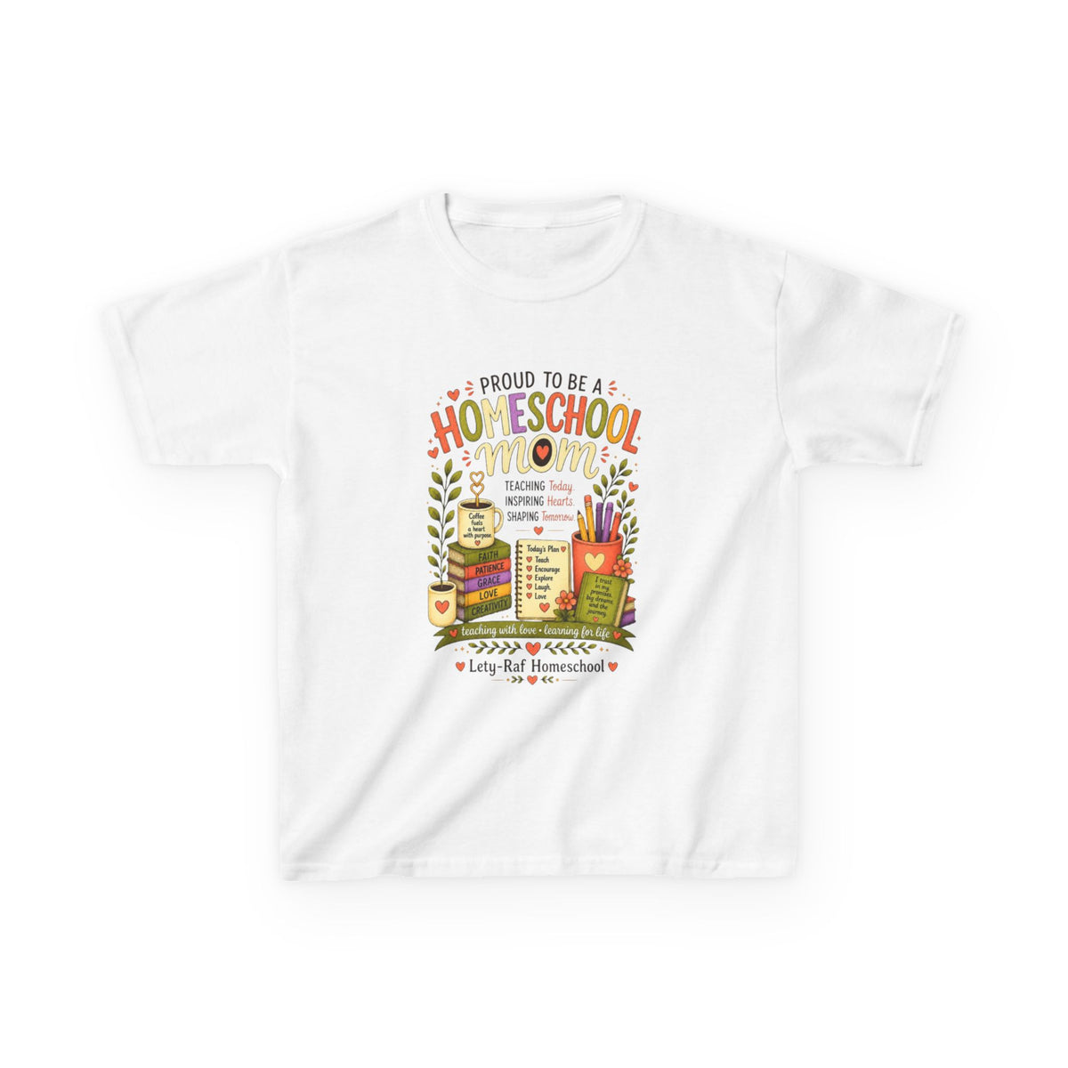 Homeschool Kids T-Shirt | Proud to Be a Homeschool Kid | Back-to-School Graphic Tee | Soft Cotton Shirt