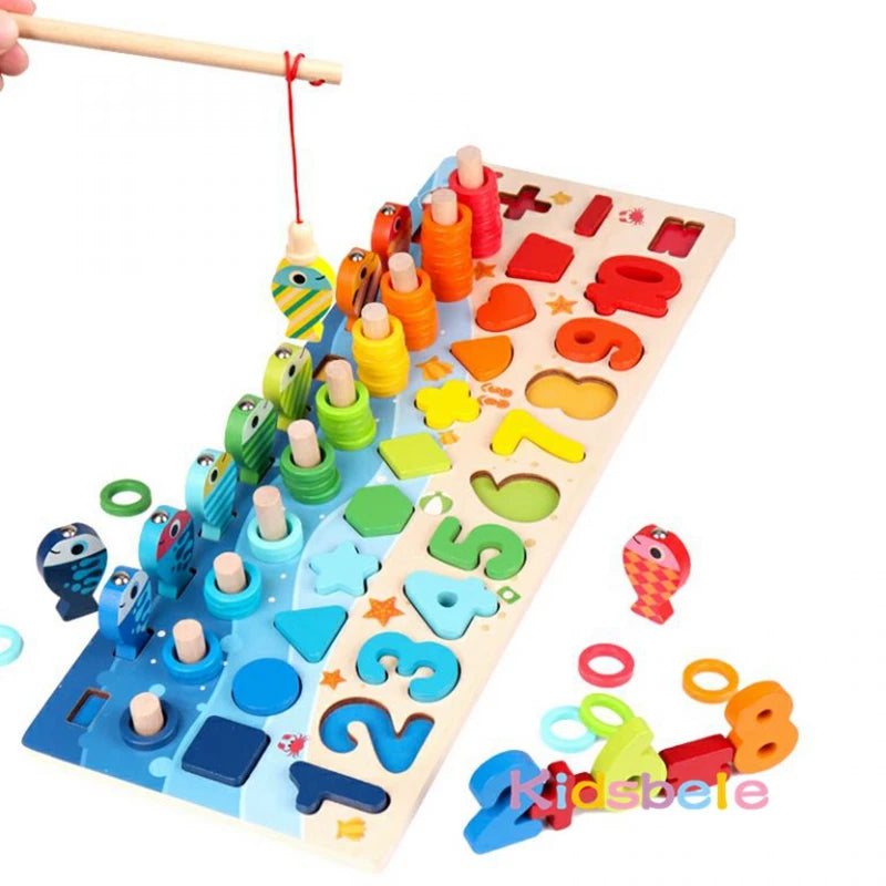 Montessori Math Learning Board for Kids | Numbers & Counting Toy | Ages 3+