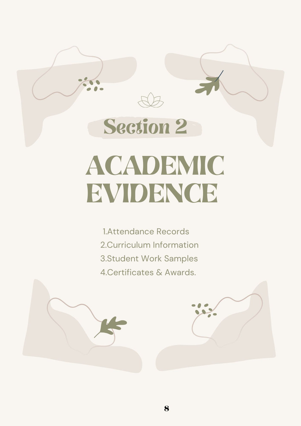 Portfolio of Evidence