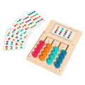 Montessori Color Matching Wooden Board Game | Fine Motor & Color Recognition Toy | Ages 3+