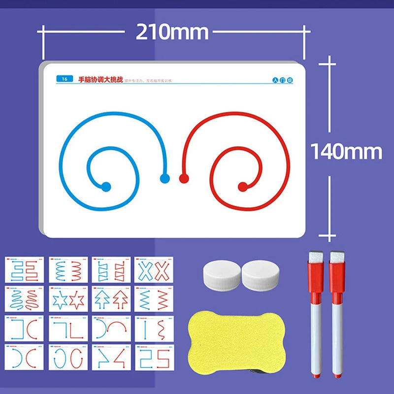 Montessori Brain Training Activity Cards – 3 Levels