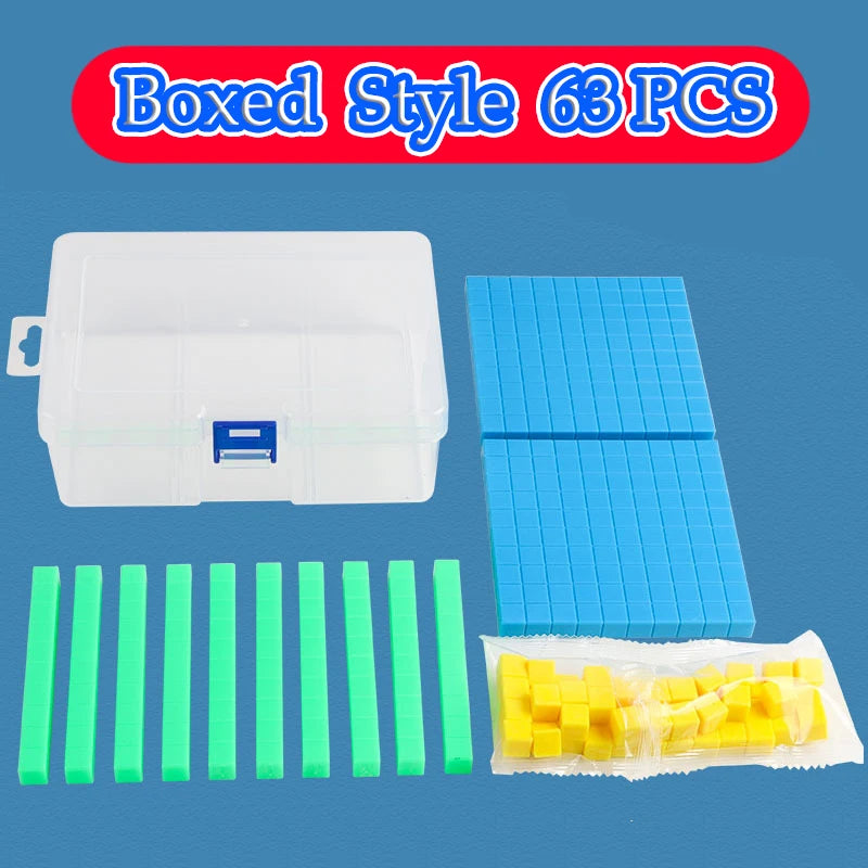 Children Decimal Math Cube Demonstrator Learning Toys