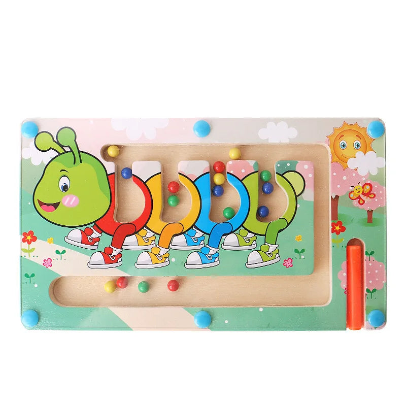 Magnetic Montessori Sorting Board – Color & Shape Learning Toy for Kids