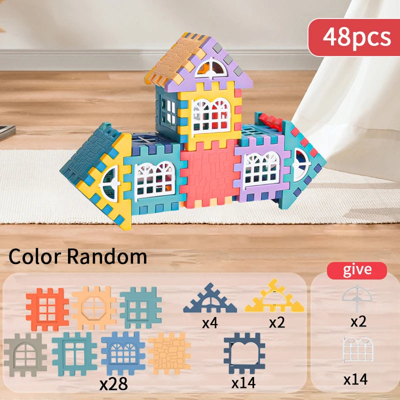 STEM Construction Building Blocks for Kids | Creative Educational Building Set | Ages 3+