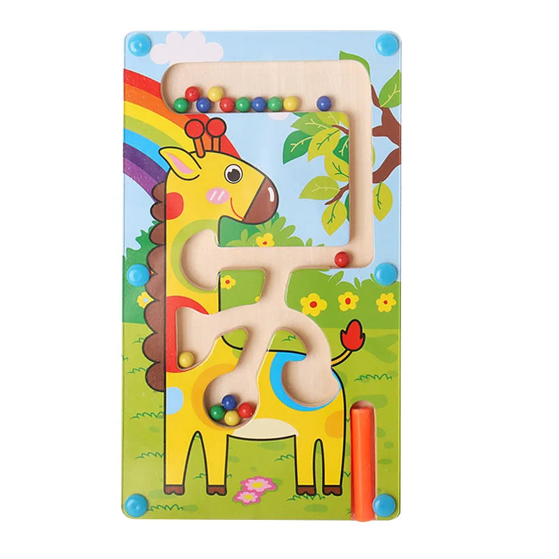 Magnetic Montessori Sorting Board – Color & Shape Learning Toy for Kids