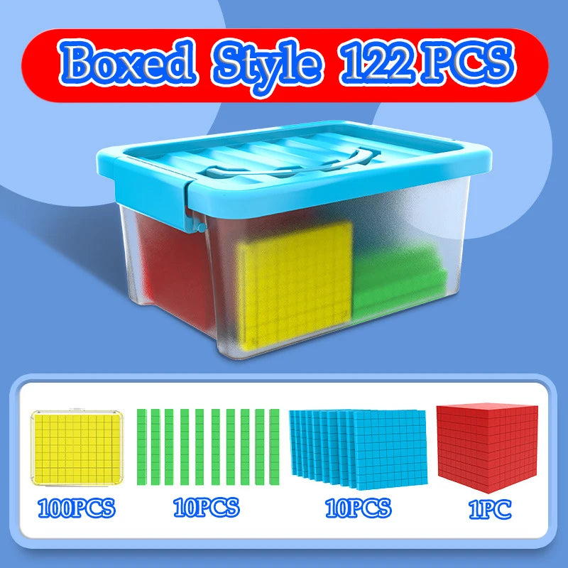 Children Decimal Math Cube Demonstrator Learning Toys