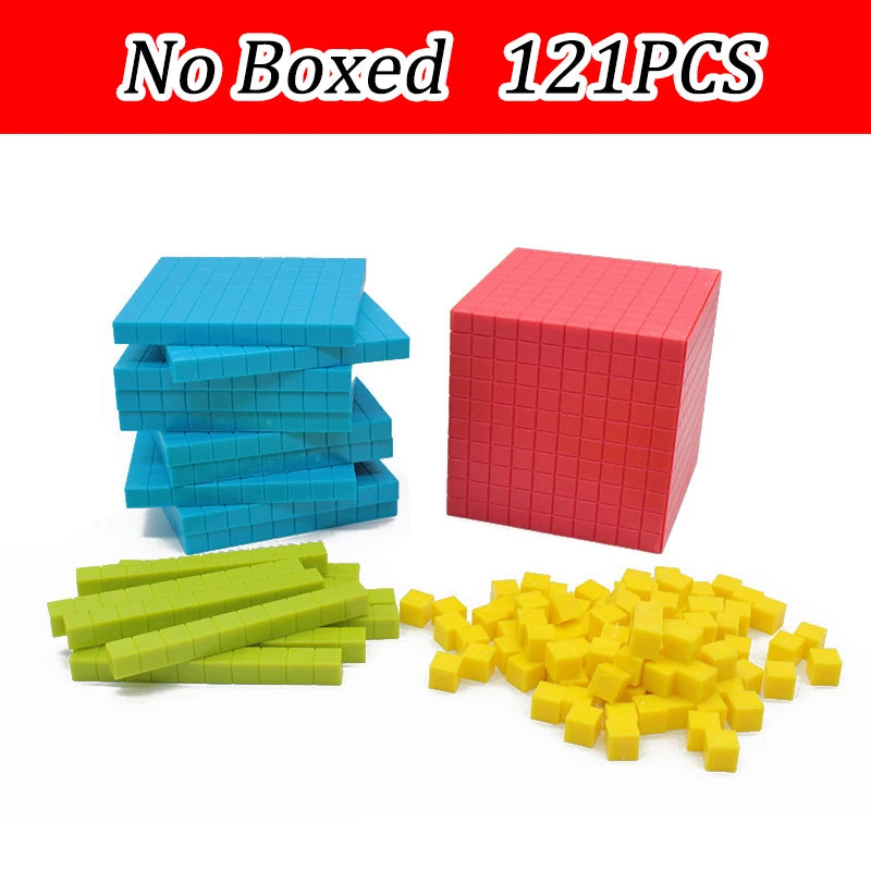Children Decimal Math Cube Demonstrator Learning Toys