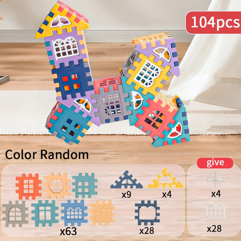 STEM Construction Building Blocks for Kids | Creative Educational Building Set | Ages 3+