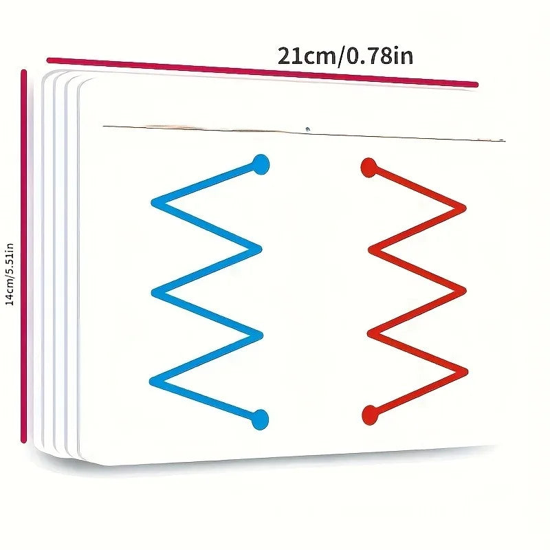 Montessori Brain Training Activity Cards | Reusable Fine Motor & Pre-Writing Practice | 3 Skill Levels | Ages 3+
