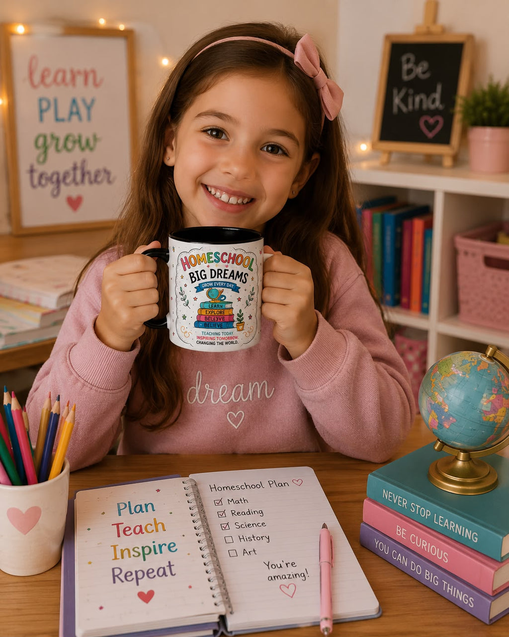 Homeschool Magic Mug | Color Changing Coffee Mug | LetyRaf Homeschool