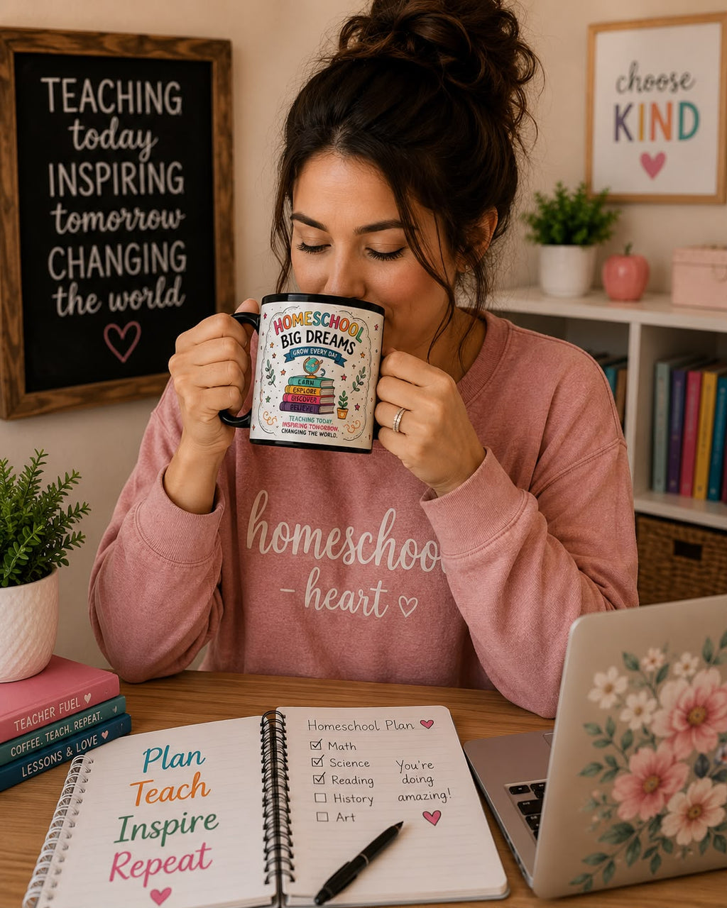 Homeschool Magic Mug | Color Changing Coffee Mug | LetyRaf Homeschool