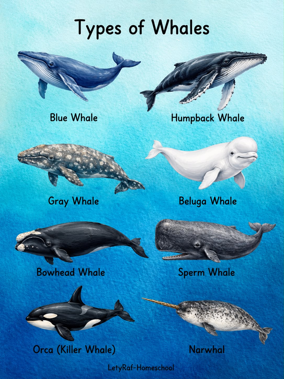 WH Whale Learning Pack | Printable Phonics Worksheets