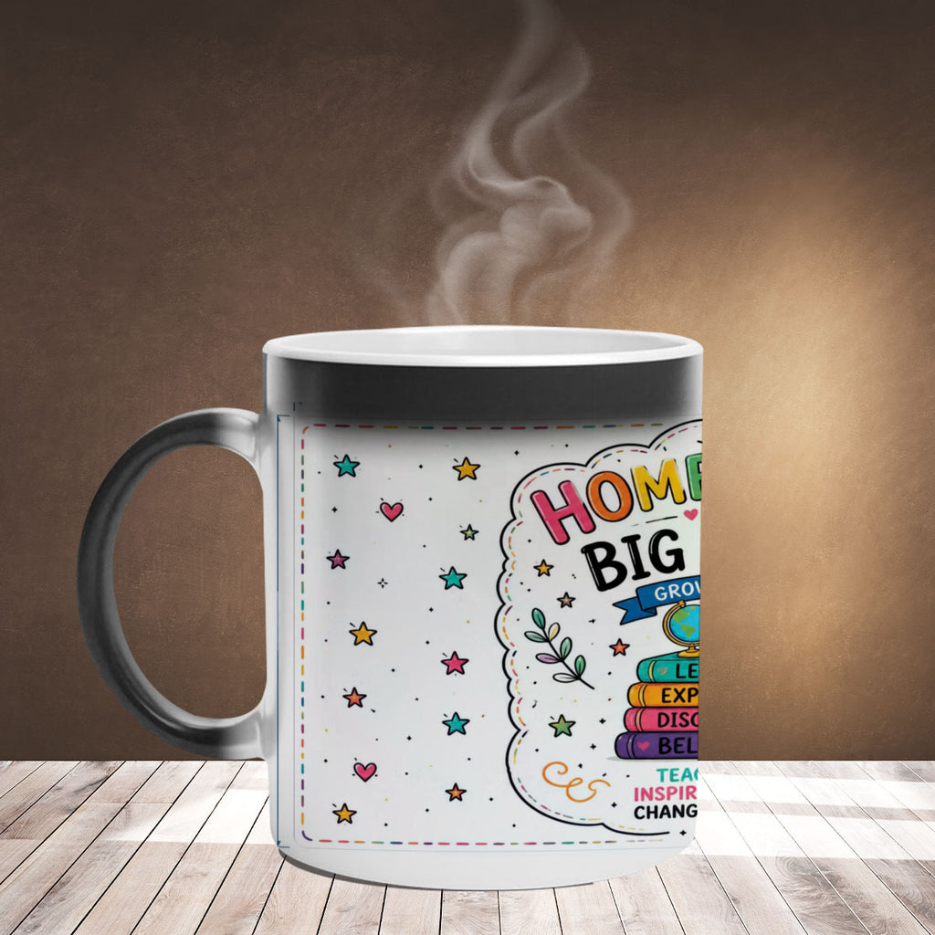 Homeschool Magic Mug | Color Changing Coffee Mug | LetyRaf Homeschool