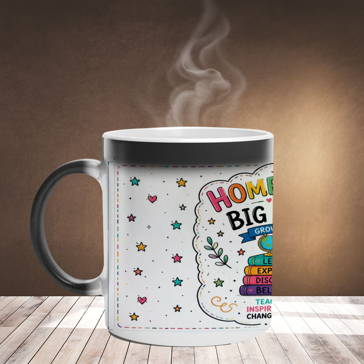 Homeschool Magic Mug | Color Changing Coffee Mug | LetyRaf Homeschool