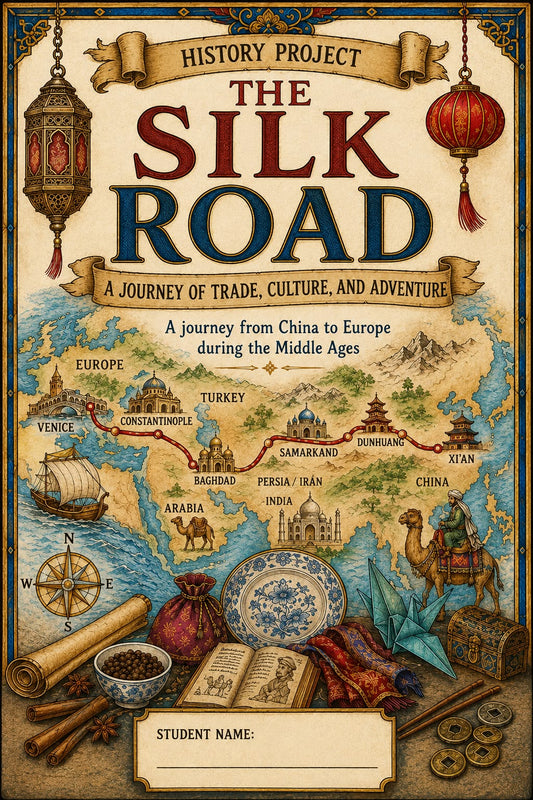 3D Silk Road House Craft | Printable Homeschool History Project